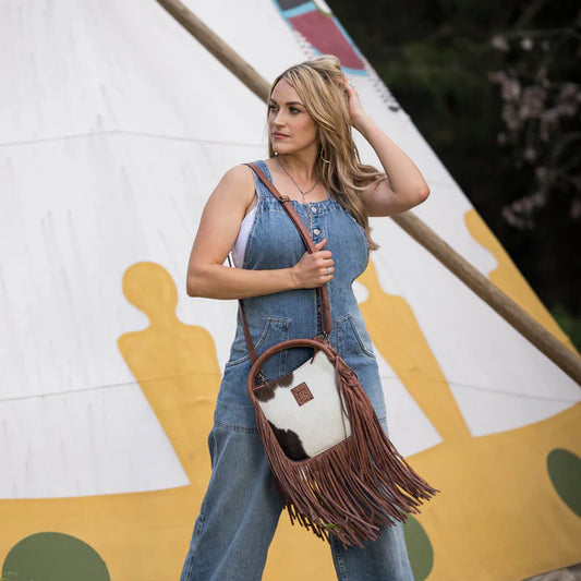 STS Ranchwear Indie Cowhide Sugar Satchel
