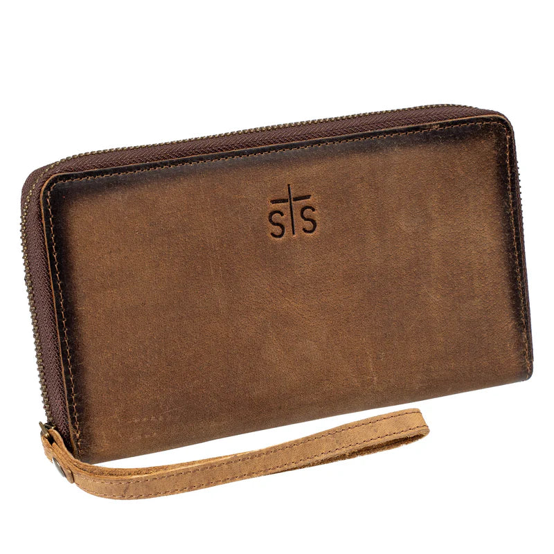 STS Ranchwear Cowhide Bentley Wallet