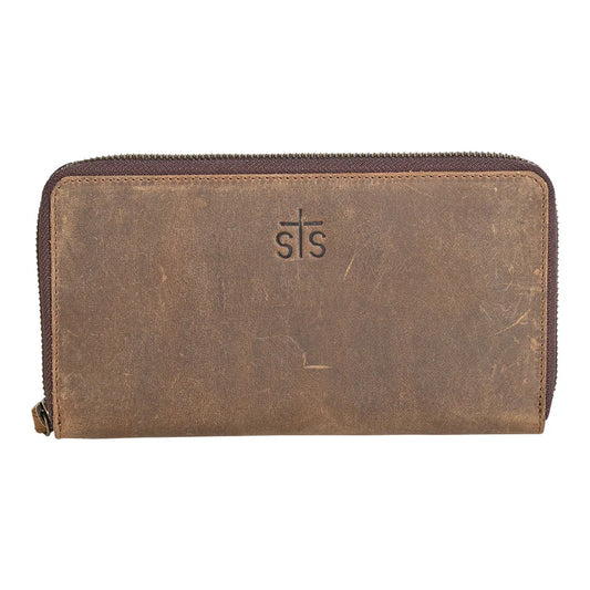 STS Ranchwear Cowhide Bentley Wallet