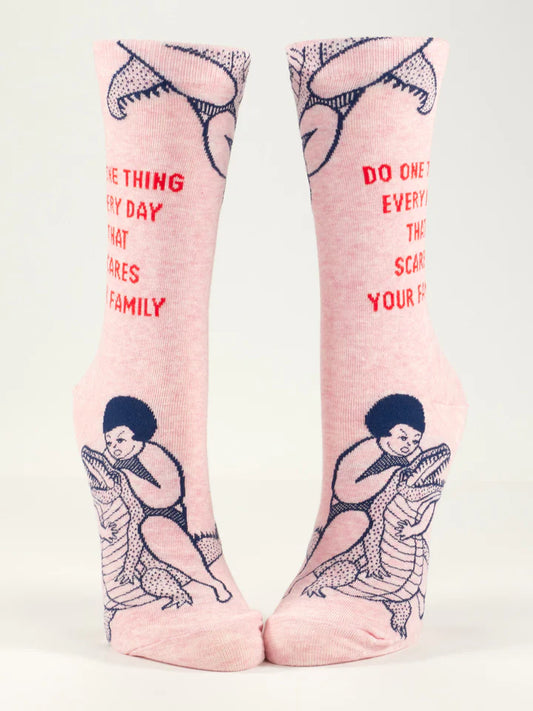 Do One Thing Every Day That Scares Your Family Crew Socks
