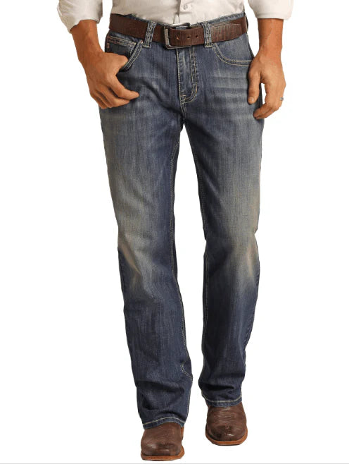 Rock & Roll Reflex Relaxed Fit Stretch Straight Bootcut Jean
