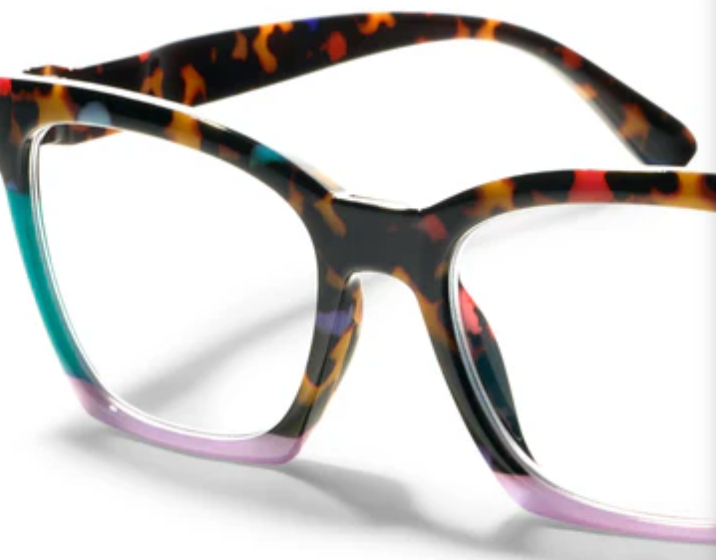 Peepers Birdie Peepfetti Tortoise Colorblock Reading Glasses