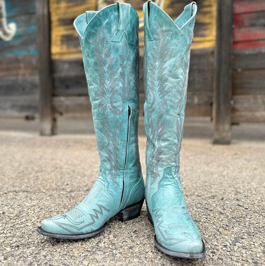 Old Gringo Women's Mayra Bis Aqua/Turquoise Cowboy Boots