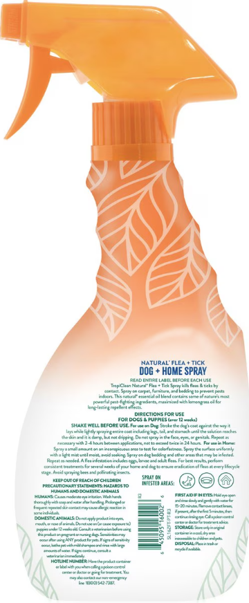 TropiClean Natural Flea & Tick Treatment Spray for Dogs & Home