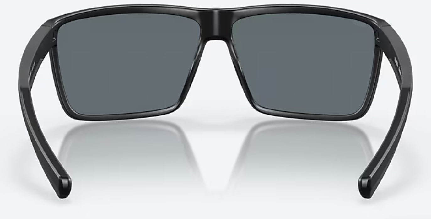 Costa Rincon Polarized Polycarbonate Sunglasses in Matte Black/ Blue Mirror