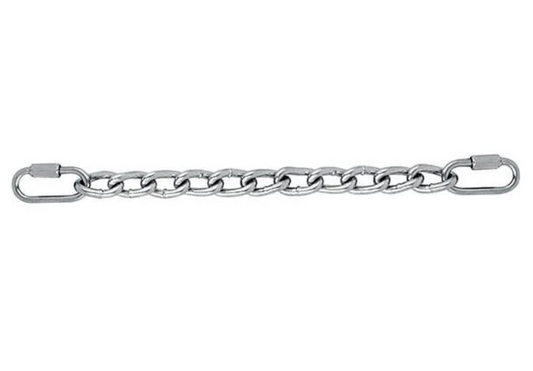 Weaver 9-1/2" Zinc Plated Curb Chain