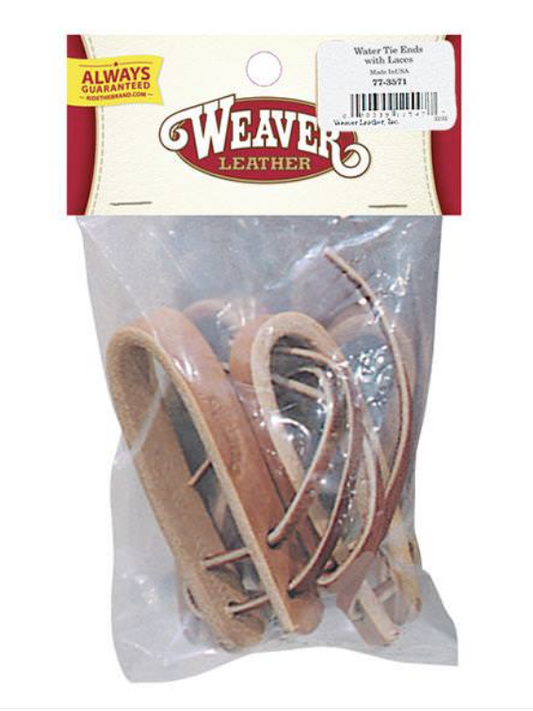 Weaver Water Tie Ends with Burgundy Ties