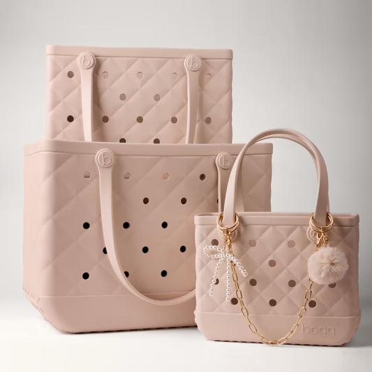 Freshly Pressed Linen Pouf Bogg'd & Charmed