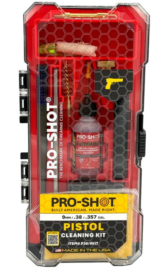 Pro-Shot .38 Cal. / .357 Cal. / 9mm Pistol Premium Kit