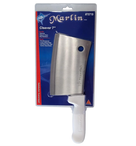 Marlin Pro 7" Stainless Steel Cleaver