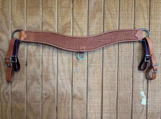 3 1/2" Golden Spider Stamp Tripping Breast Collar