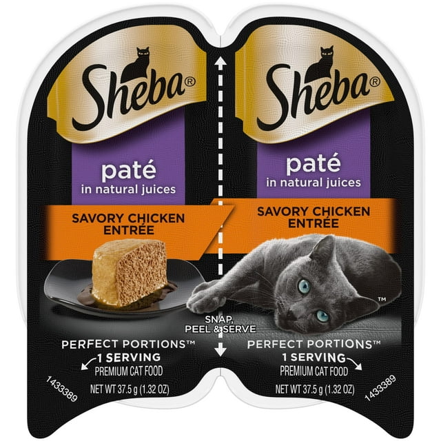 Sheba Wet Cat Food Pate Savory Chicken Entree