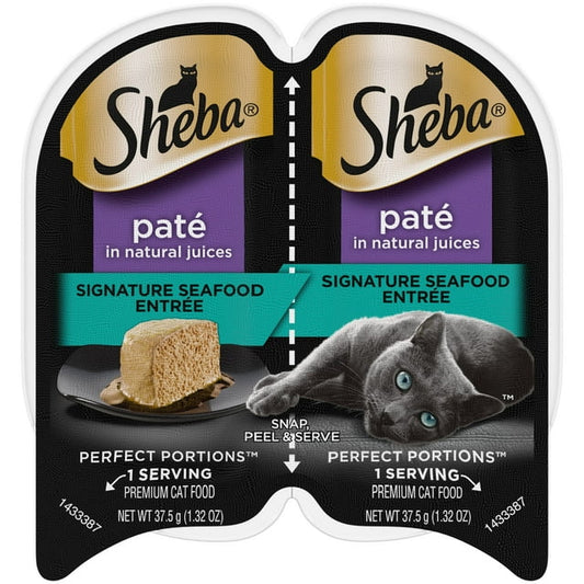 Sheba Wet Cat Food Pate Signature Seafood Entree
