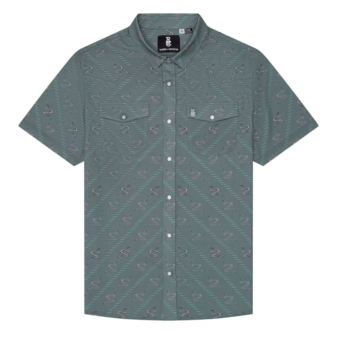 Raised By Coyotes Sidewinder Pearl Snap Shirt