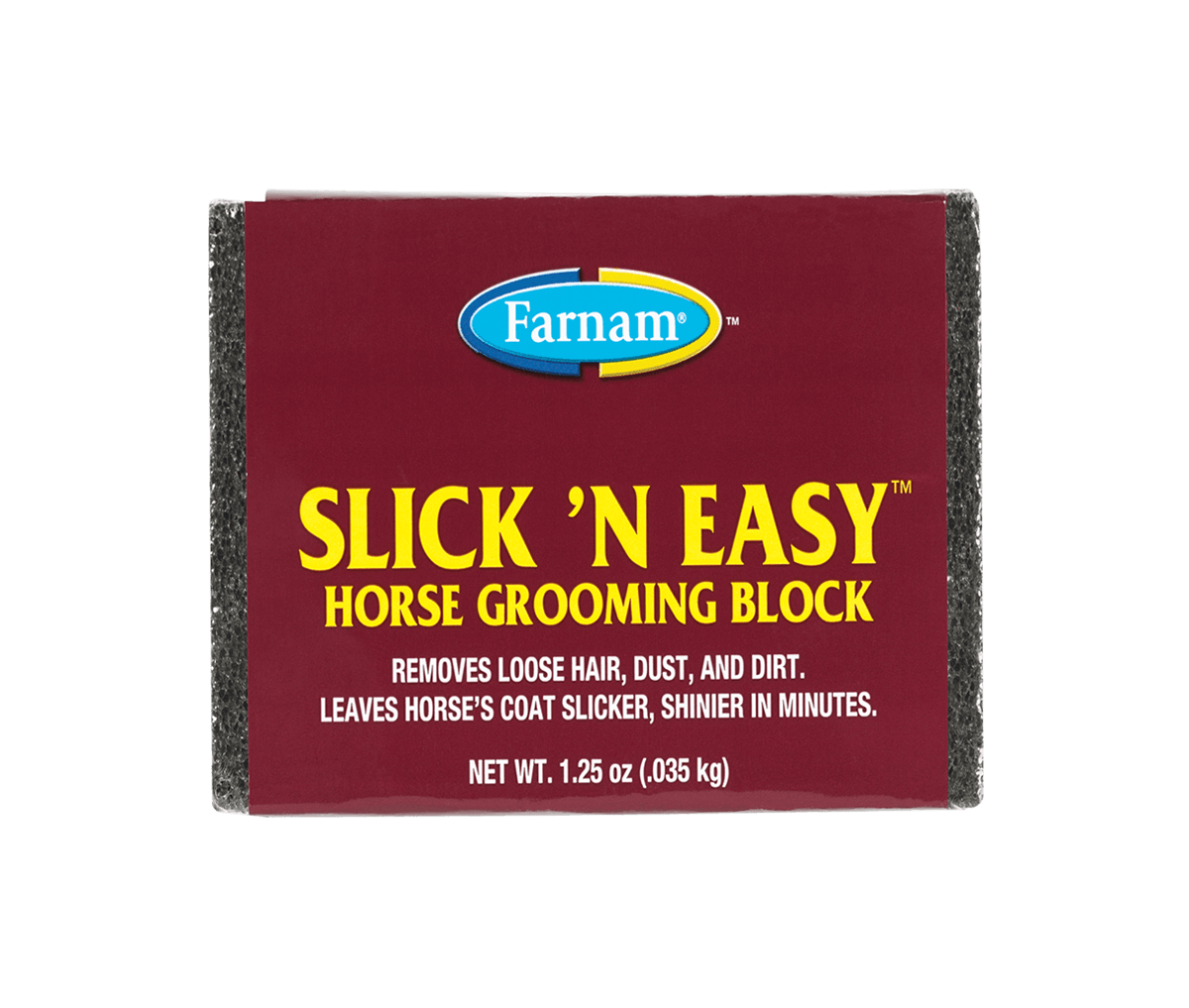 Farnam Slick 'N Easy Horse Grooming Block