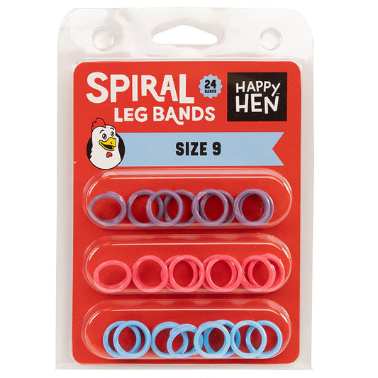 Happy Hen Spiral Leg Bands