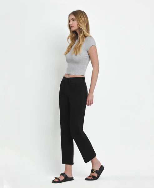 Vervet Catchy - High Rise Ankle Straight Jeans