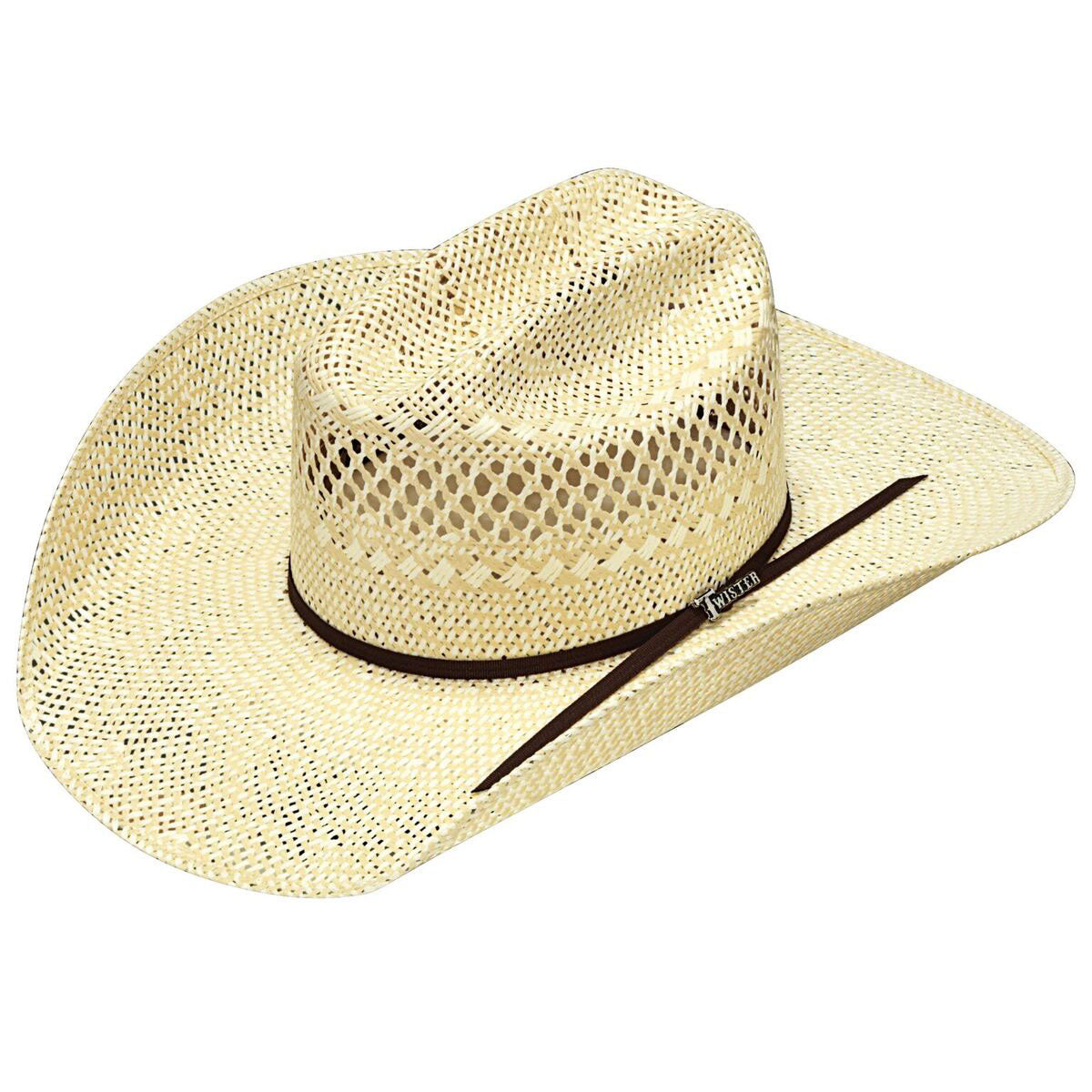 Twister 2-Tone Woven Vented Straw Hat