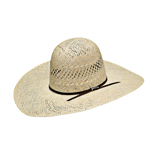 Twister Open Crown Natural Weave Cowboy Hat