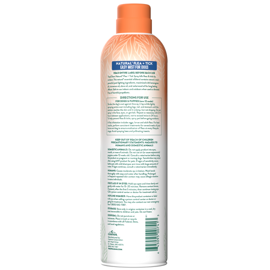 TropiClean Natural Flea & Tick Dog & Home Easy Mist Spray