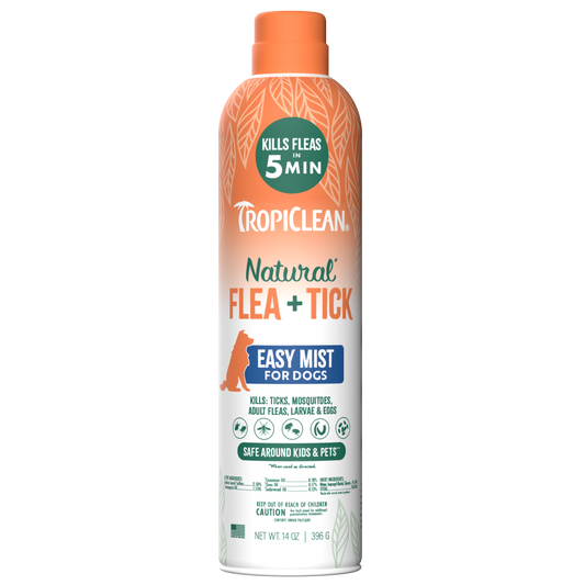 TropiClean Natural Flea & Tick Dog & Home Easy Mist Spray