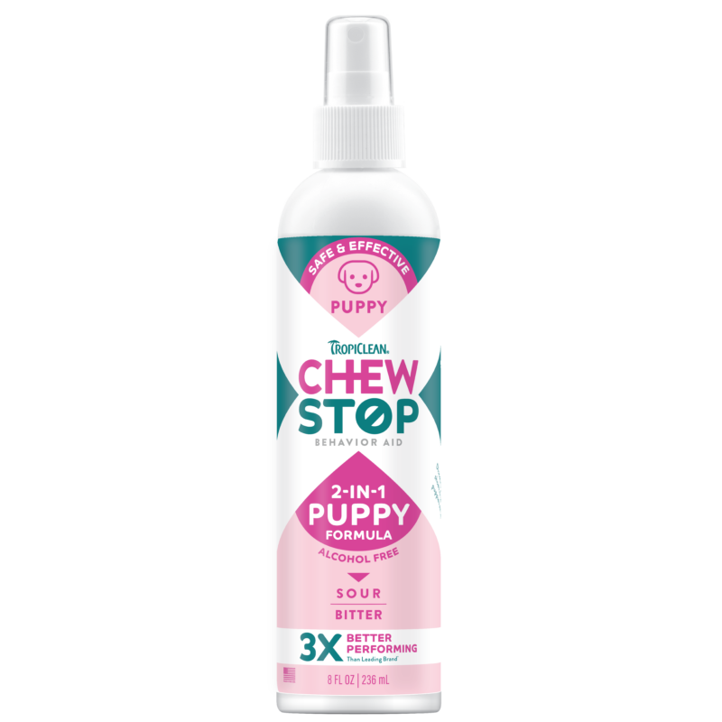 TropiClean Chew Stop Behavior Aid 2-in-1 Puppy Spray