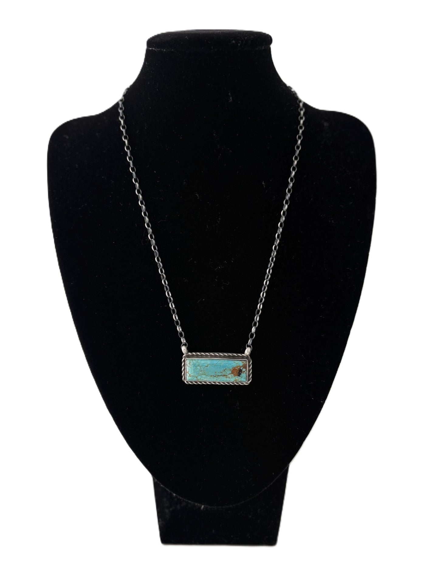Turquoise Bar Necklace