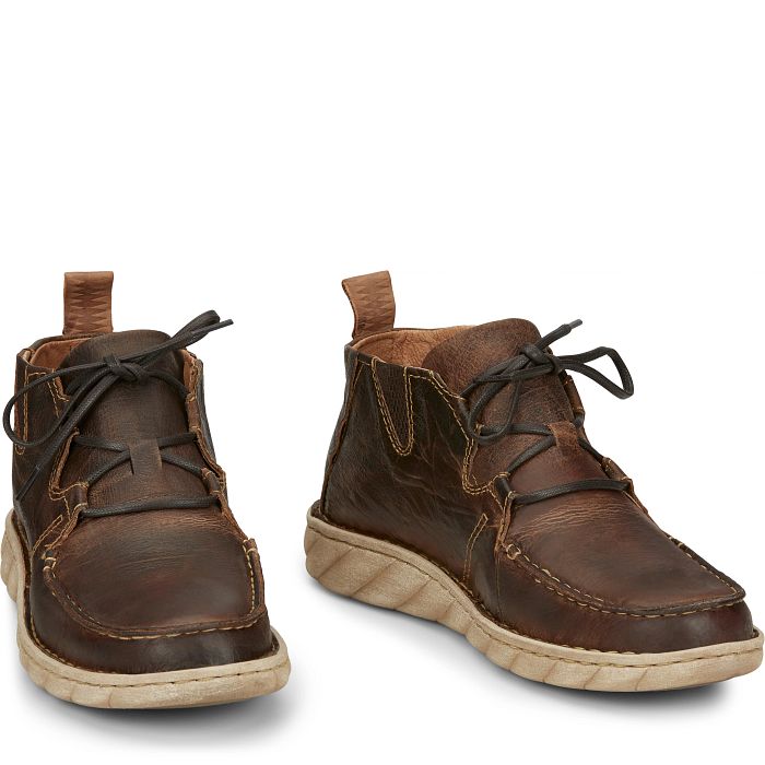 Tony Lama Estancia Lace-Up Casual Shoe in Tan – Cowboy Headquarters