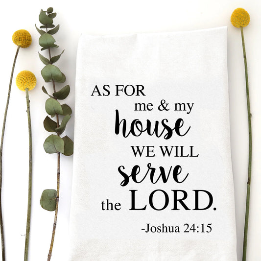 As For Me and My House Tea Towel