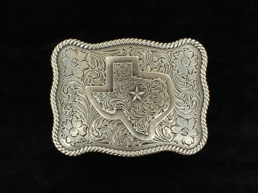 Nocona Texas Scalloped Belt Buckle