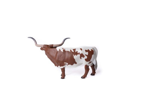 Little Buster Toys Red and White Texas Longhorn Steer