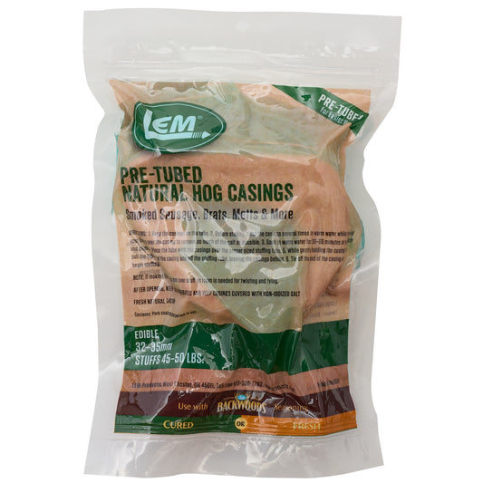 Pre-Tubed Natural Hog Casings