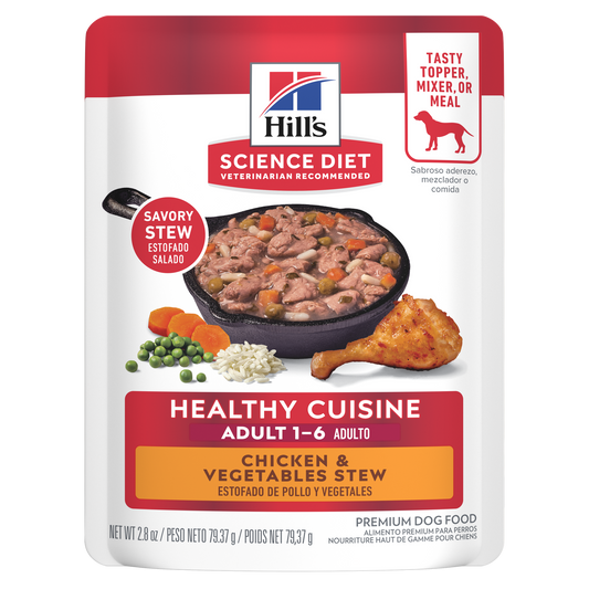 Hill's Science Diet Adult Healthy Cuisine Chicken & Vegetables Stew Dog Food