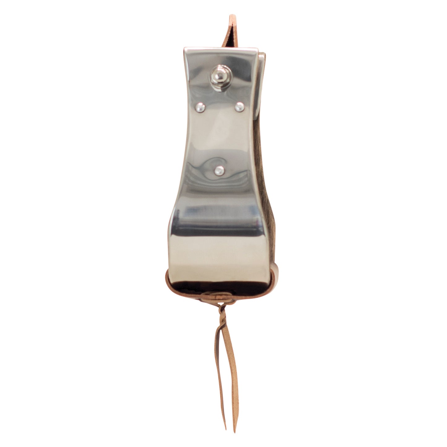 Partrade Metalab Open Range 3-1/4″ Stainless Steel Covered Wooden Stirrups