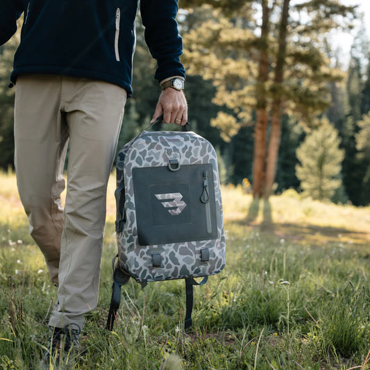 Burlebo Waterproof Backpack in Classic Deer Camo