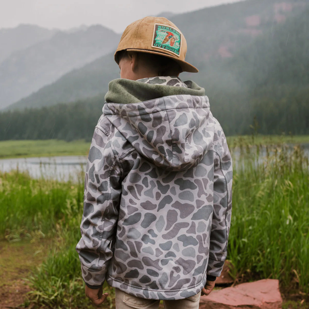 Burlebo Youth Challenger Jacket in Classic Deer Camo