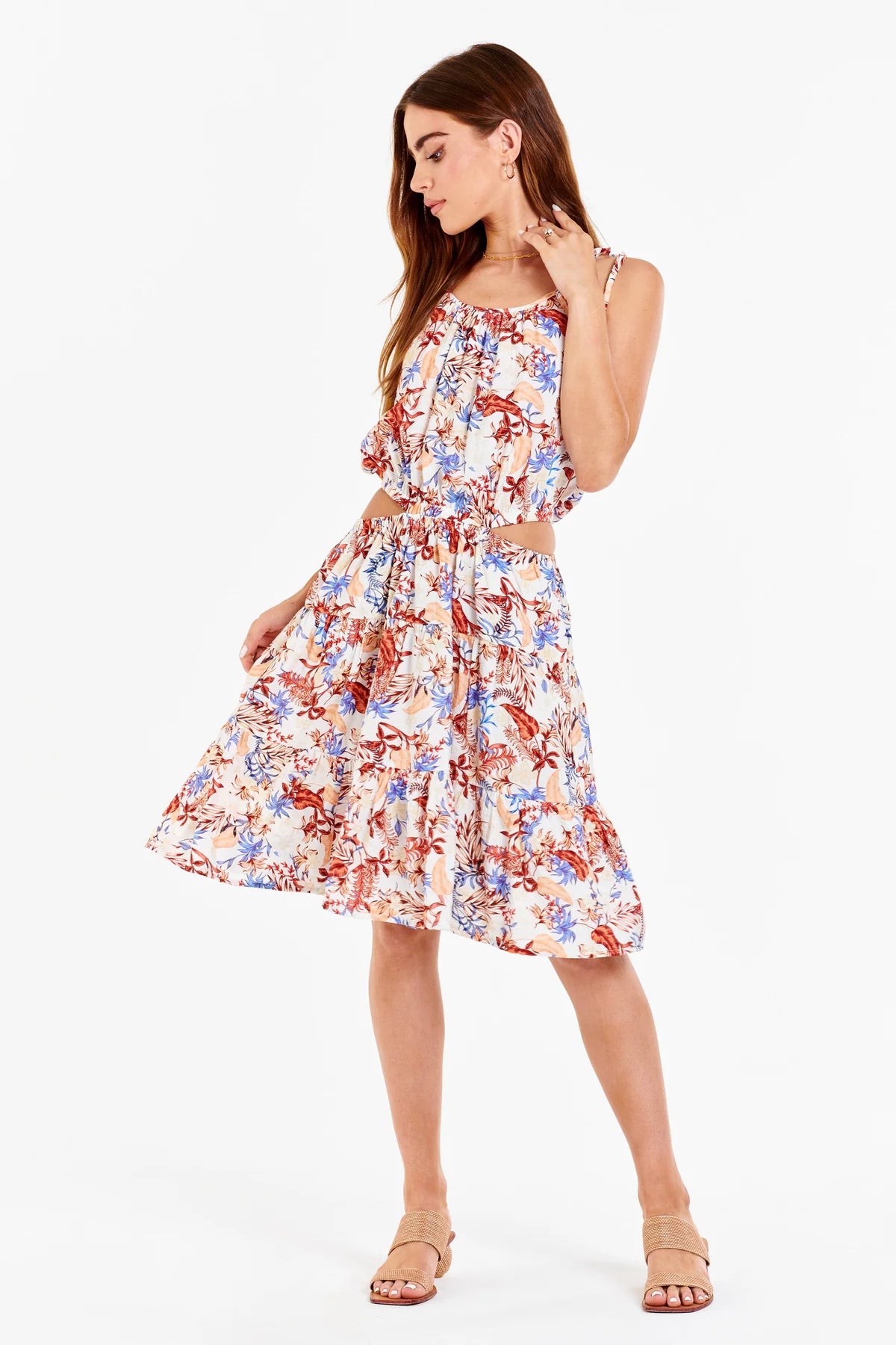 Another Love Ivanna Botanica Cutout Dress