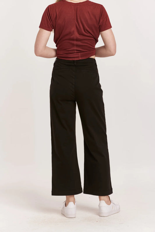Another Love Bristol Wide Leg Pant in Black