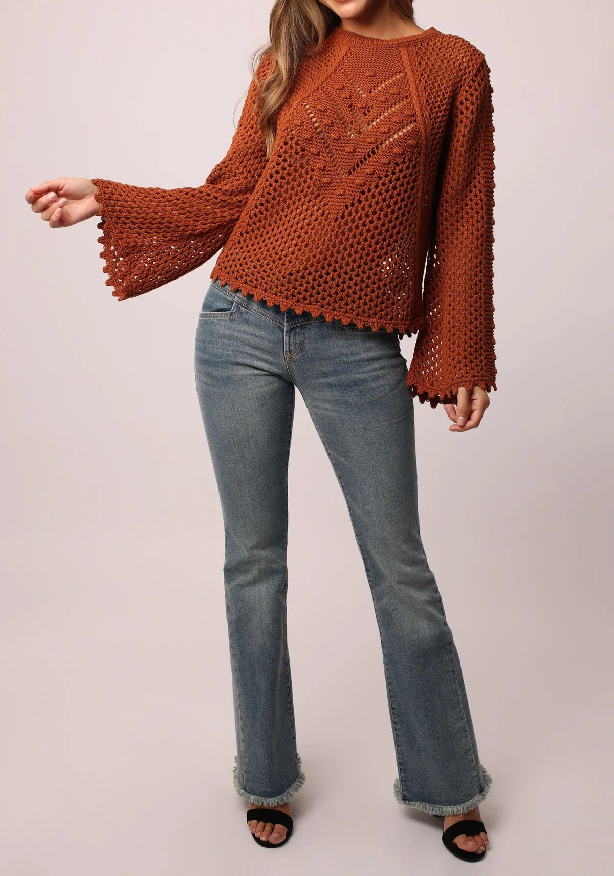 Another Love Meryl Bell Sleeve Sweater