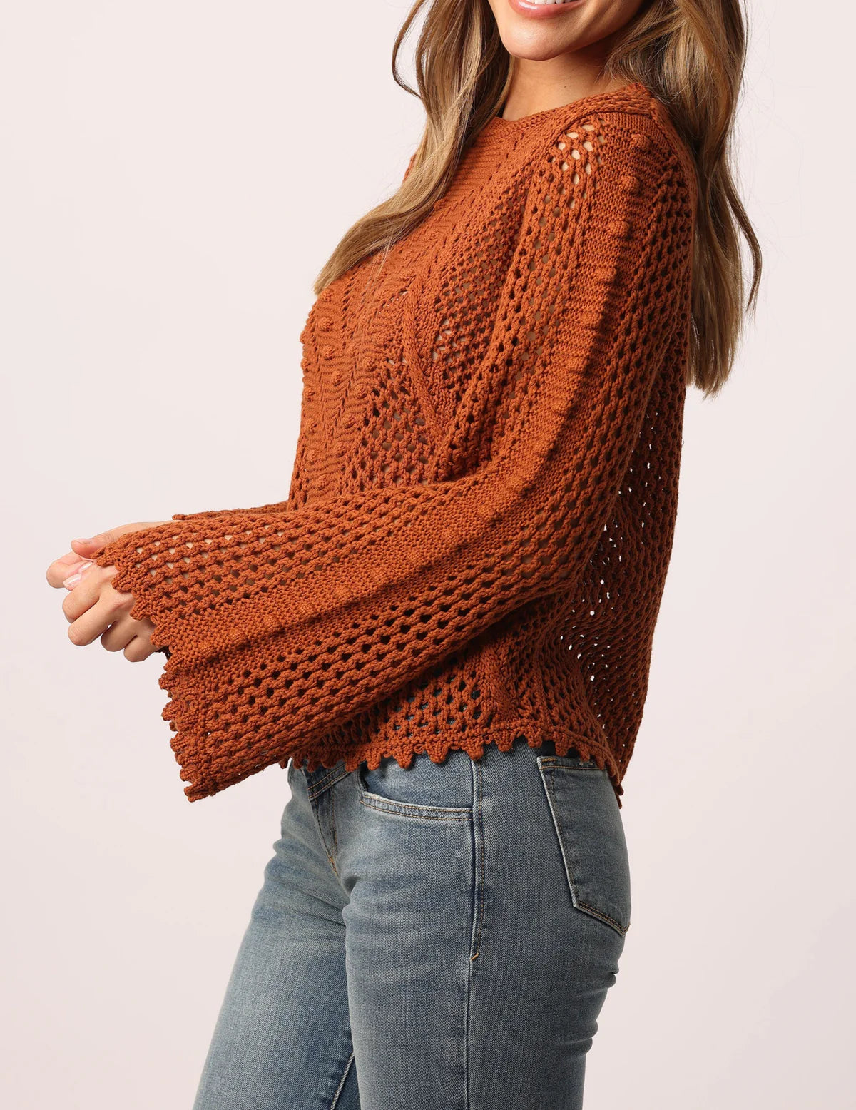 Another Love Meryl Bell Sleeve Sweater