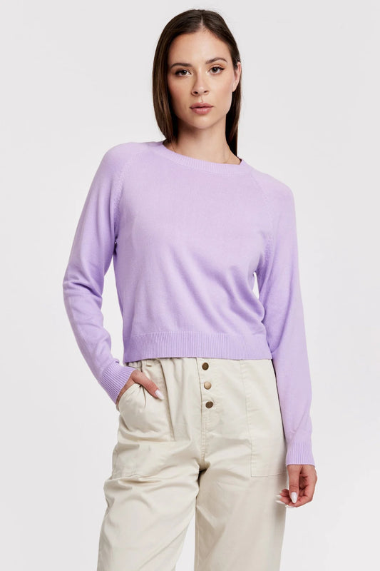 Another Love Maritza Sweater in Dewy Iris