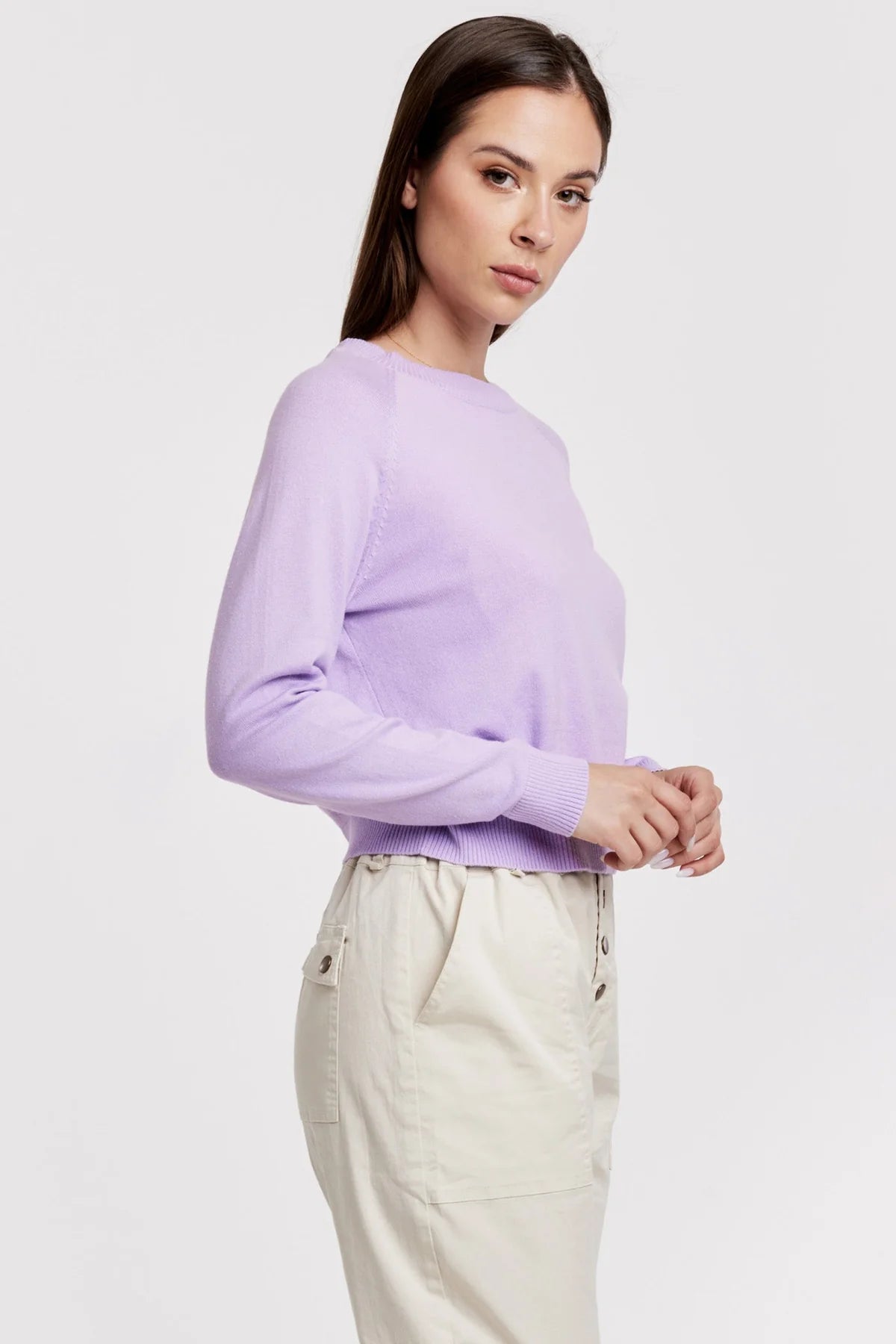 Another Love Maritza Sweater in Dewy Iris