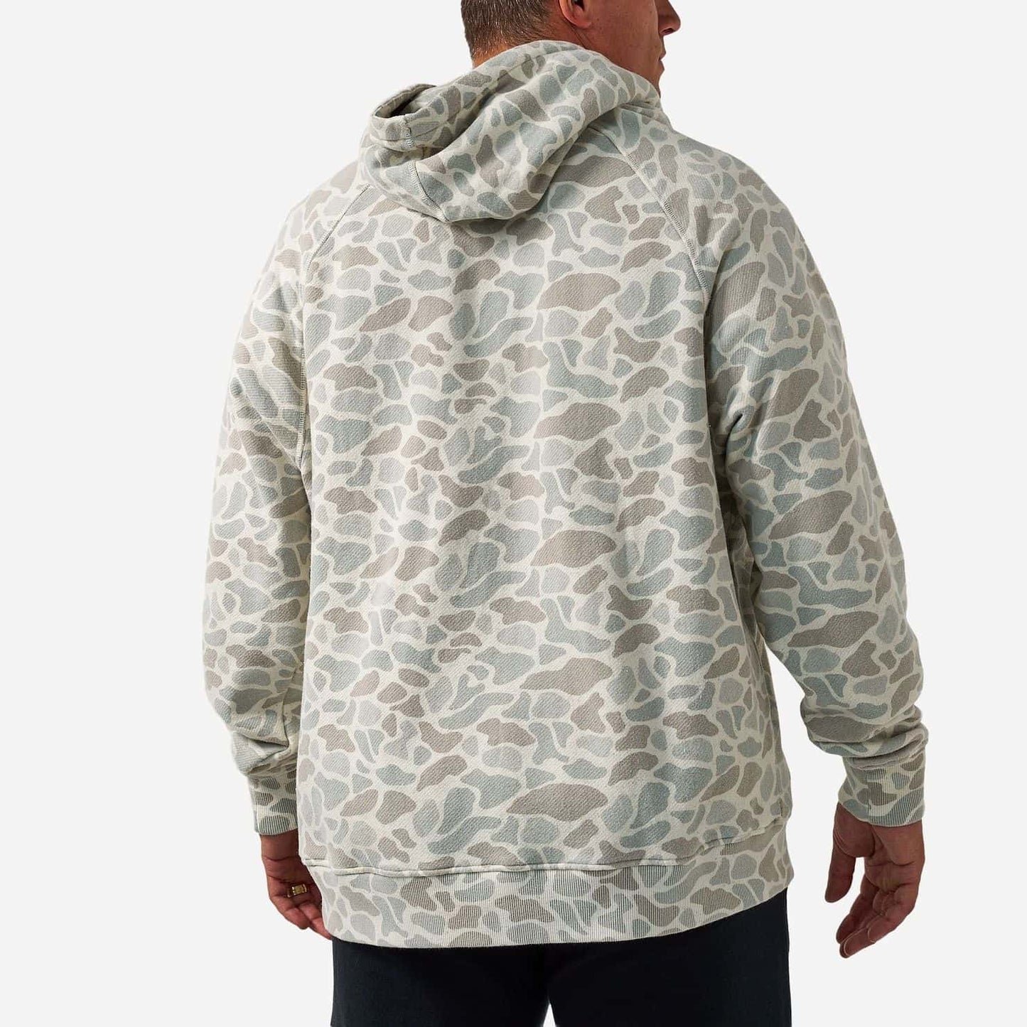 Burlebo Vintage Washed Hoodie in Classic Deer Camo
