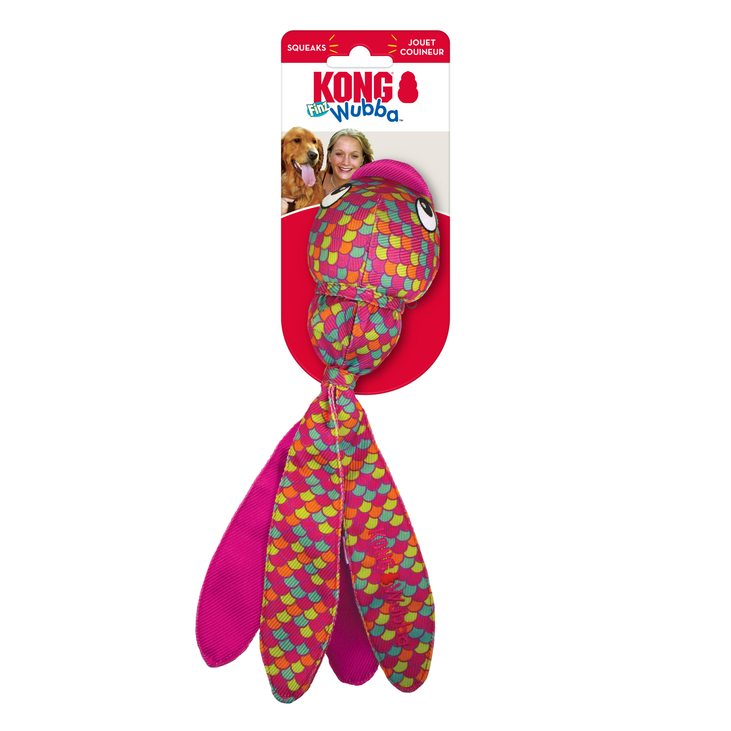 Kong Pink Wubba Finz