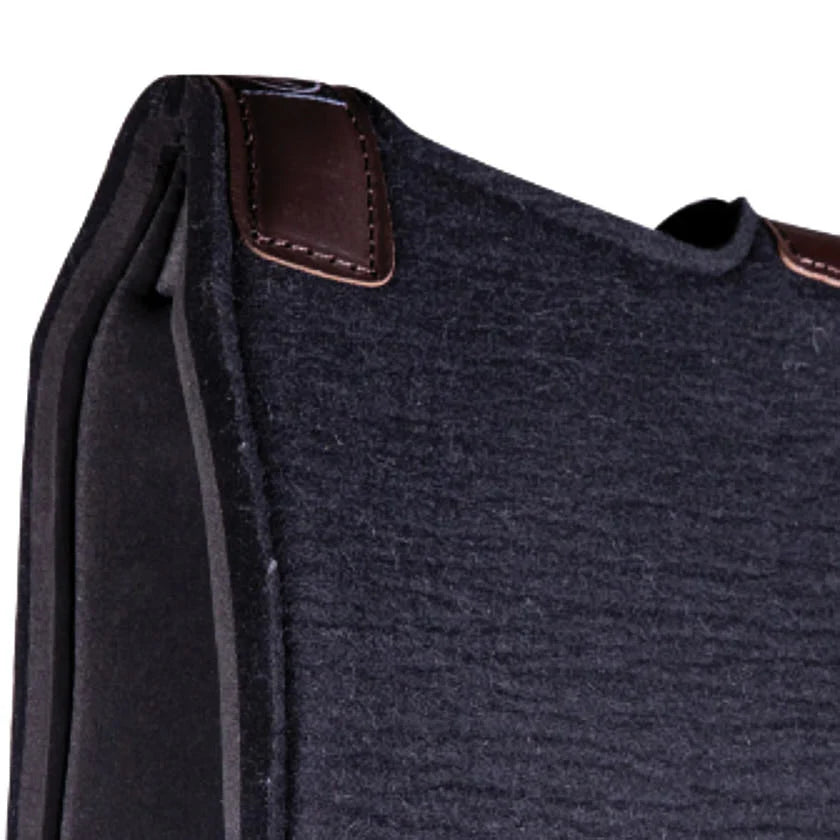 Professional's Choice 1" Black Felt and Rubber Work Saddle Pad