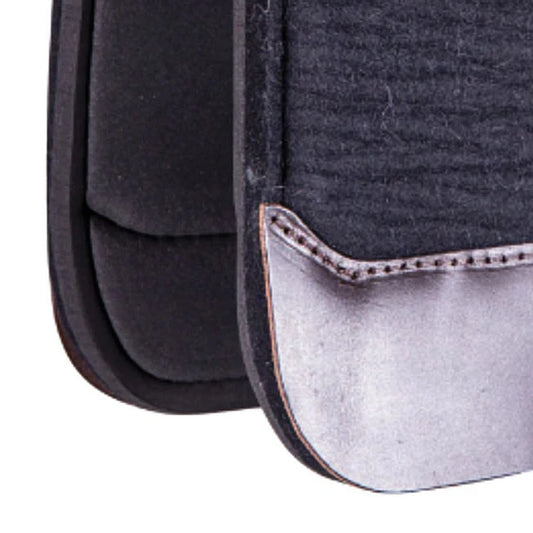 Professional's Choice 1" Black Felt and Rubber Work Saddle Pad