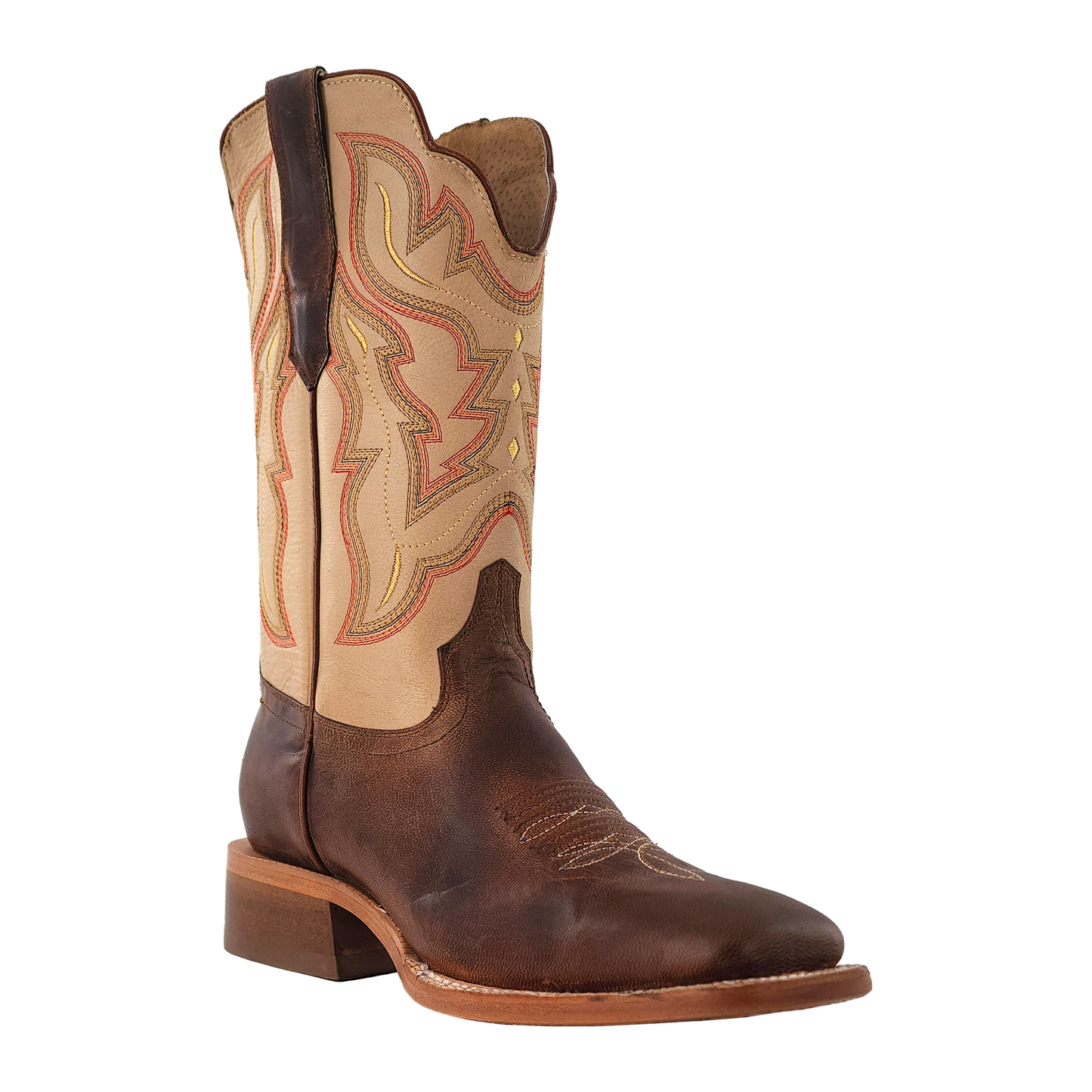 R. Watson Mad Brown Goat Cowboy Boot