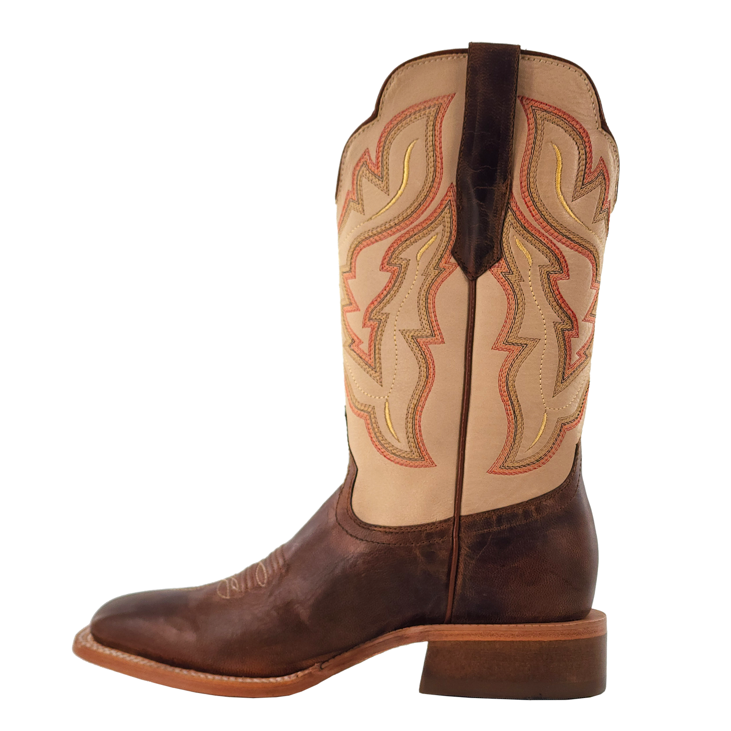 R. Watson Mad Brown Goat Cowboy Boot