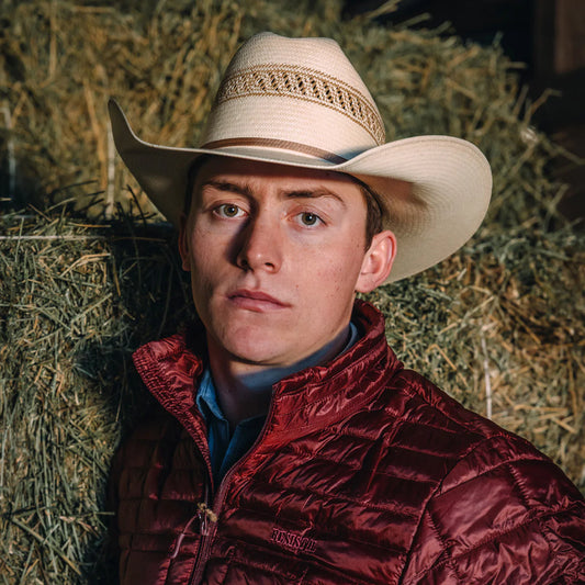 Resistol 20X Wildfire BA Profile - USTRC Straw Cowboy Hat