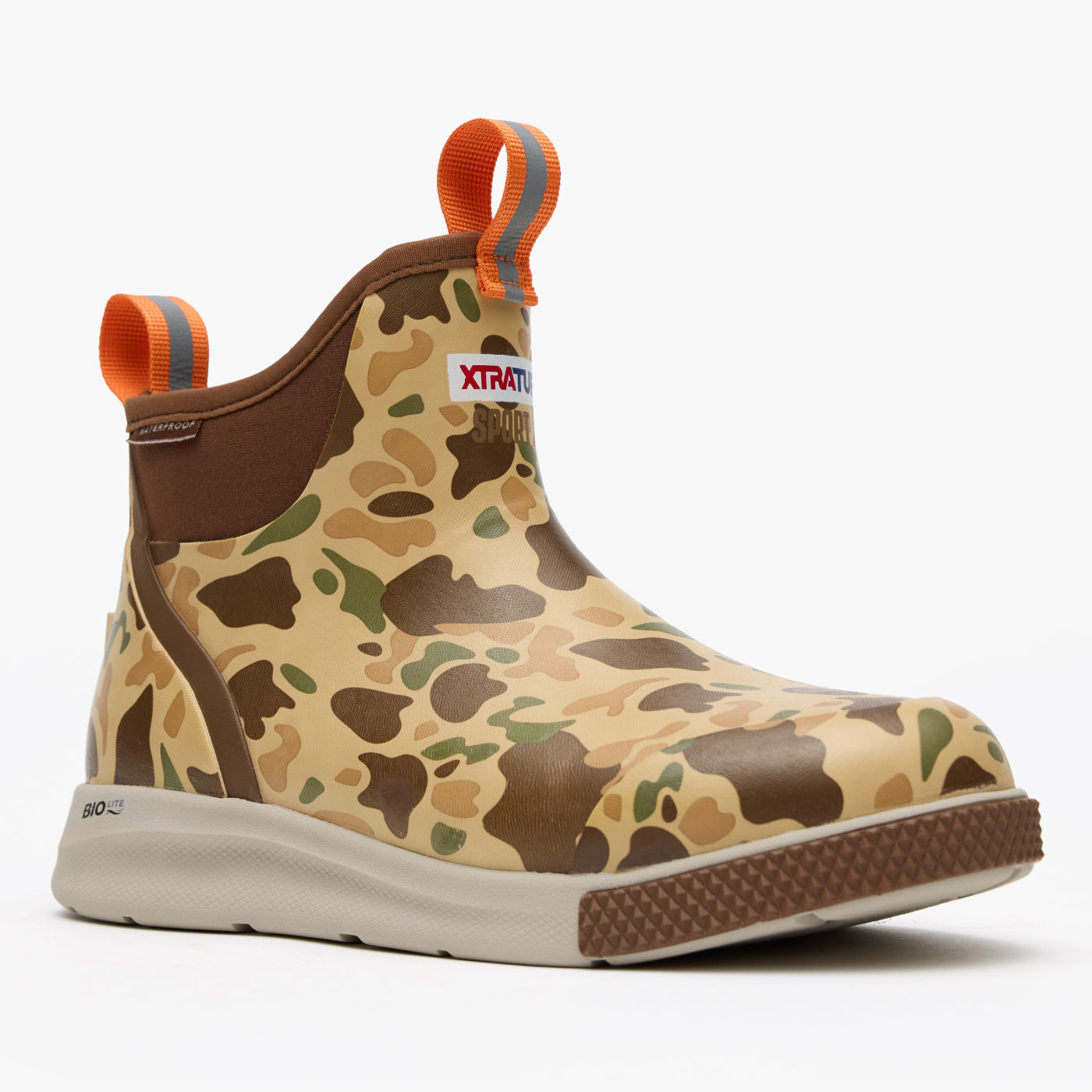 XTRATUF Men's 6 in Ankle Deck Boot Sport in Duck Camo